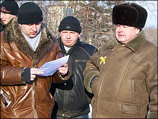 12 декабря 2009 г., Барнаул   Акция протеста автомобилистов