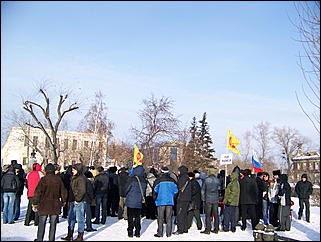 12 декабря 2009 г., Барнаул   Акция протеста автомобилистов