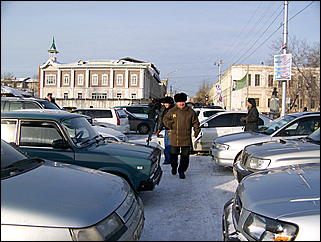 12 декабря 2009 г., Барнаул   Акция протеста автомобилистов