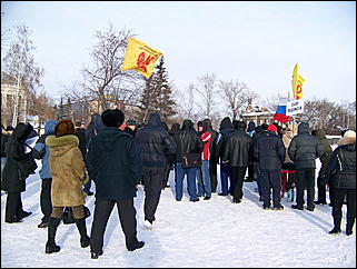 12 декабря 2009 г., Барнаул   Акция протеста автомобилистов