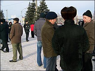 22 ноября 2008 г., Барнаул   Акция протеста автомобилистов 