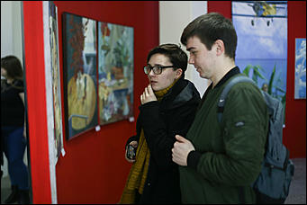 15 марта 2019 г., Барнаул. Екатерина Смолихина   Азартное искусство: как в Барнауле открыли межрегиональную молодежную выставку