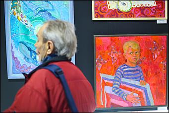 15 марта 2019 г., Барнаул. Екатерина Смолихина   Азартное искусство: как в Барнауле открыли межрегиональную молодежную выставку