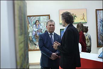 15 марта 2019 г., Барнаул. Екатерина Смолихина   Азартное искусство: как в Барнауле открыли межрегиональную молодежную выставку