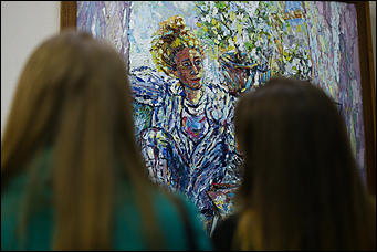 15 марта 2019 г., Барнаул. Екатерина Смолихина   Азартное искусство: как в Барнауле открыли межрегиональную молодежную выставку