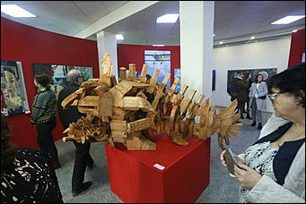 15 марта 2019 г., Барнаул. Екатерина Смолихина   Азартное искусство: как в Барнауле открыли межрегиональную молодежную выставку