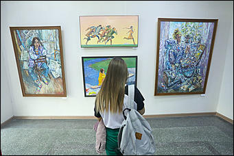 15 марта 2019 г., Барнаул. Екатерина Смолихина   Азартное искусство: как в Барнауле открыли межрегиональную молодежную выставку