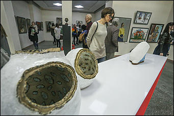 15 марта 2019 г., Барнаул. Екатерина Смолихина   Азартное искусство: как в Барнауле открыли межрегиональную молодежную выставку