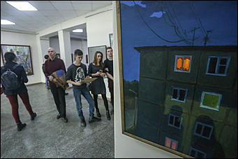 15 марта 2019 г., Барнаул. Екатерина Смолихина   Азартное искусство: как в Барнауле открыли межрегиональную молодежную выставку