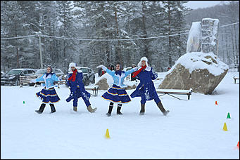 25 января 2019 г., Белокуриха   Трактир XIX века и самая высокая горнолыжная трасса в крае: Белокуриха-2 в фото