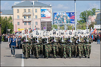 9 май 2016 г., Барнаул © Амител Вячеслав Мельников   Акция "Бессмертный полк" в Барнауле 
