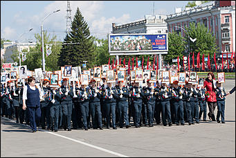 9 май 2016 г., Барнаул © Амител Вячеслав Мельников   Акция "Бессмертный полк" в Барнауле 