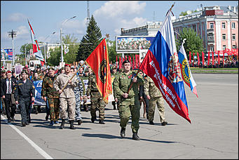 9 май 2016 г., Барнаул © Амител Вячеслав Мельников   Акция "Бессмертный полк" в Барнауле 