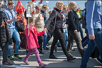 9 май 2016 г., Барнаул © Амител Вячеслав Мельников   Акция "Бессмертный полк" в Барнауле 