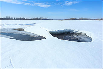 22 марта 2019 г., Барнаул. Екатерина Смолихина   Большой взрыв: как на Алтае освобождают реки ото льда