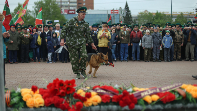 28 мая 2018 г., Барнаул. Екатерина Смолихина   Столетний юбилей пограничных войск отметили в Барнауле