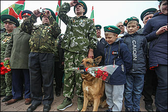 28 мая 2018 г., Барнаул. Екатерина Смолихина   Столетний юбилей пограничных войск отметили в Барнауле