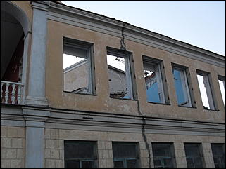 3 апрель 2012 г., Барнаул   Демонтаж "ОКТЯБРЬСКОГО РАЙОНА" Барнаула