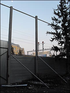 3 апрель 2012 г., Барнаул   Демонтаж "ОКТЯБРЬСКОГО РАЙОНА" Барнаула