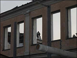 3 апрель 2012 г., Барнаул   Демонтаж "ОКТЯБРЬСКОГО РАЙОНА" Барнаула