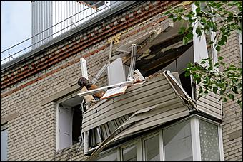 28 июля 2021 г., Барнаул   Взрыв газа на улице Молодёжной в Барнауле