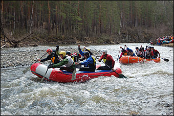 23 мая 2008 г.   Рафтинг на Алтае-2008