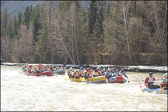 23 мая 2008 г.   Рафтинг на Алтае-2008