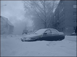    - 30˚С: "замороженный" Барнаул