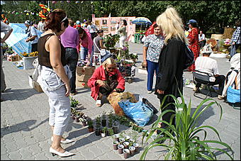 23 августа 2009 г., Барнаул   Праздник цветов и парад невест в Барнауле