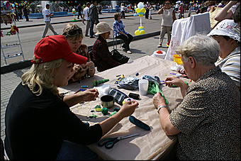 23 августа 2009 г., Барнаул   Праздник цветов и парад невест в Барнауле