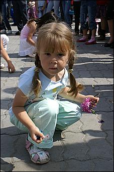 23 августа 2009 г., Барнаул   Праздник цветов и парад невест в Барнауле