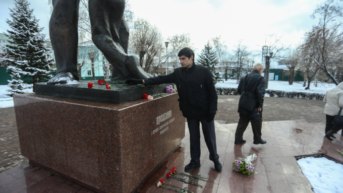 30 октября 2017 г., Барнаул. Екатерина Смолихина   Барнаульцы почтили память жертв политических репрессий