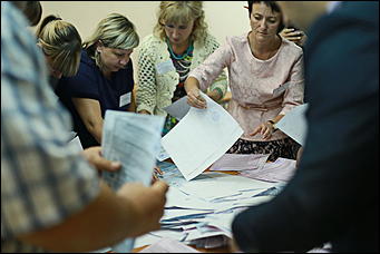 10 сентября 2017 г, Барнаул. Екатерина Смолихина   Шторки, бюллетени и колбаса: как в Барнауле прошел Единый день голосования