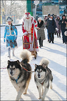 18 ноябрь 2016 г., Барнаул   Как алтайский Дед Мороз отпраздновал день рождения. Фоторепортаж