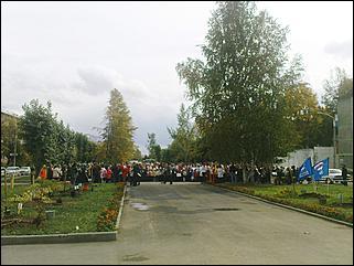 17 сентября 2009 г., Барнаул   Закладка "Аллеи будущего" в Барнауле