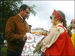 17 сентября 2009 г., Барнаул   Закладка "Аллеи будущего" в Барнауле