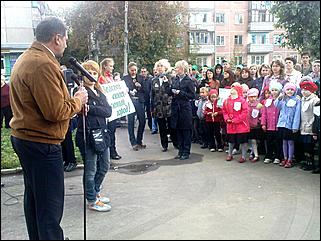 17 сентября 2009 г., Барнаул   Закладка "Аллеи будущего" в Барнауле