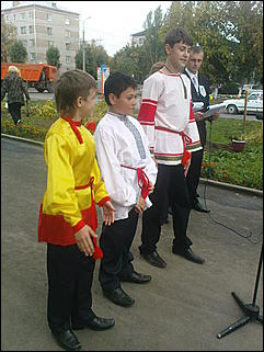 17 сентября 2009 г., Барнаул   Закладка "Аллеи будущего" в Барнауле