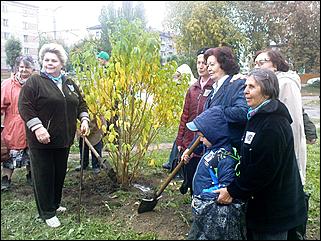 17 сентября 2009 г., Барнаул   Закладка "Аллеи будущего" в Барнауле