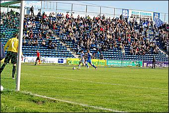 1 июля 2009 г., Барнаул   Матч 1/32 финала Кубка России по футболу 2009/10 «Динамо» – «Сибирь» – 0:2. Фото Андрея Денисюка