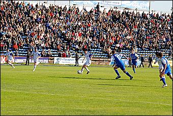 1 июля 2009 г., Барнаул   Матч 1/32 финала Кубка России по футболу 2009/10 «Динамо» – «Сибирь» – 0:2. Фото Андрея Денисюка