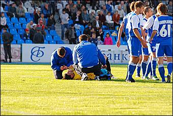 1 июля 2009 г., Барнаул   Матч 1/32 финала Кубка России по футболу 2009/10 «Динамо» – «Сибирь» – 0:2. Фото Андрея Денисюка