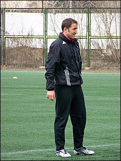 22 апреля 2009 г., Барнаул   Одна из последних тренировок барнаульского «Динамо» перед стартом в чемпионате России по футболе во втором дивизионе зоны «Восток»