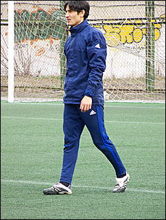 22 апреля 2009 г., Барнаул   Одна из последних тренировок барнаульского «Динамо» перед стартом в чемпионате России по футболе во втором дивизионе зоны «Восток»