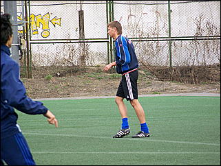 22 апреля 2009 г., Барнаул   Одна из последних тренировок барнаульского «Динамо» перед стартом в чемпионате России по футболе во втором дивизионе зоны «Восток»