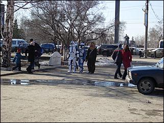 27 марта 2008 г., Барнаул   Необычная промоакция первого в Барнауле Компьютер-центра DNS