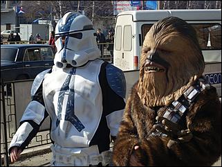 27 марта 2008 г., Барнаул   Необычная промоакция первого в Барнауле Компьютер-центра DNS