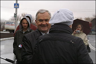 16 октября 2009 г., Барнаул   Открытие объездной дороги по ул. Власихинской в Барнауле