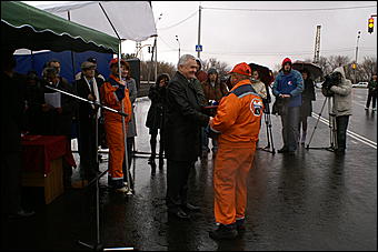 16 октября 2009 г., Барнаул   Открытие объездной дороги по ул. Власихинской в Барнауле