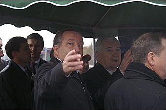 16 октября 2009 г., Барнаул   Открытие объездной дороги по ул. Власихинской в Барнауле